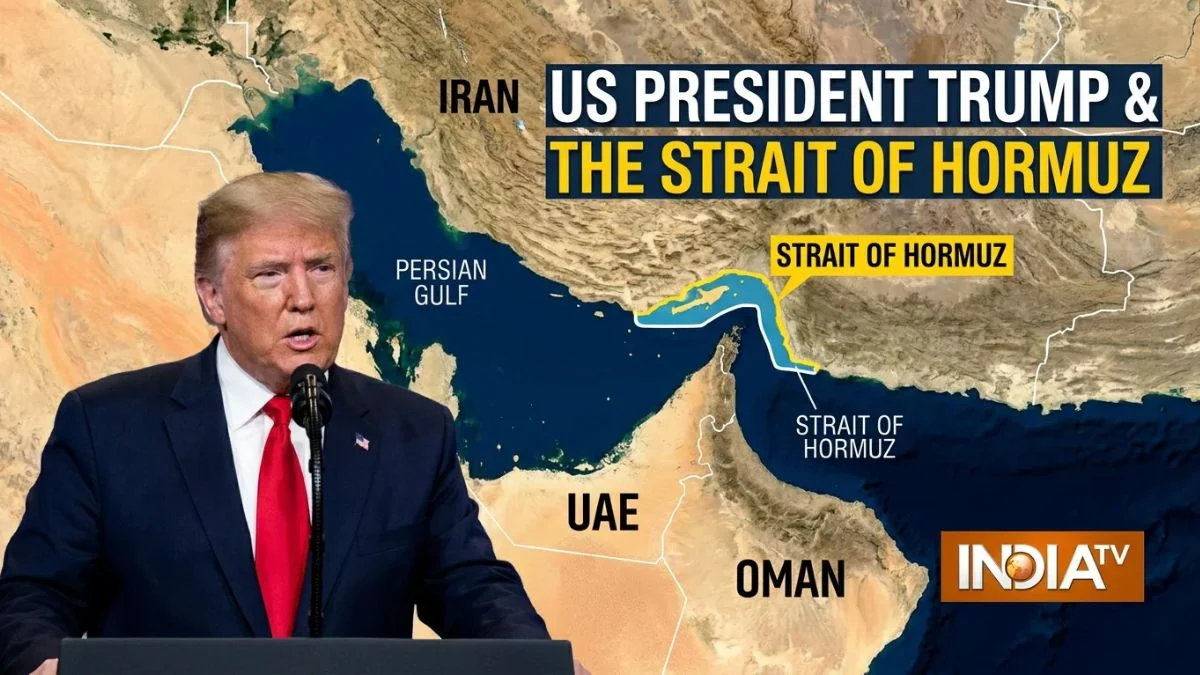 Trump shares another map calling Strait of Hormuz ‘new US territory’ amid Iran standoff
