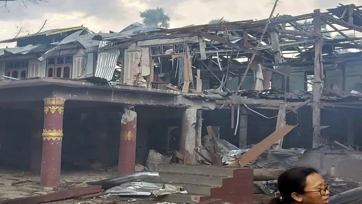 Myanmar military airstrike on Buddhist monastery kills 14 during meditation retreat