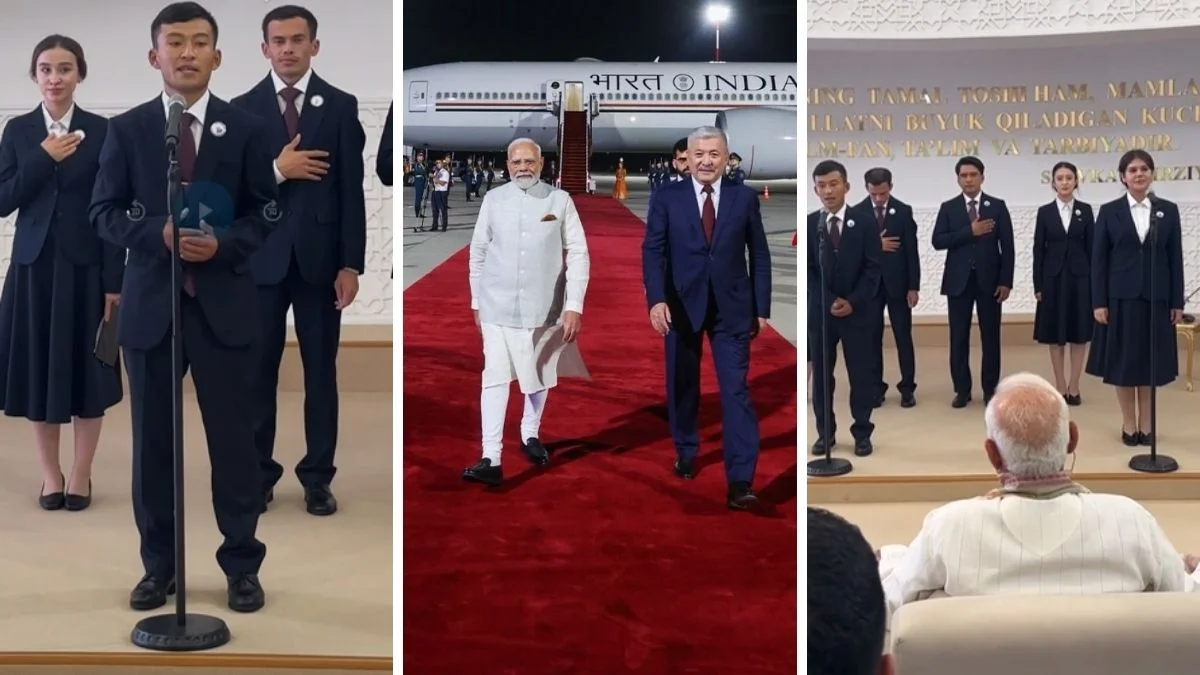 PM Modi’s poems a big hit in Uzbekistan as students recite verses in Hindi, Uzbek | WATCH