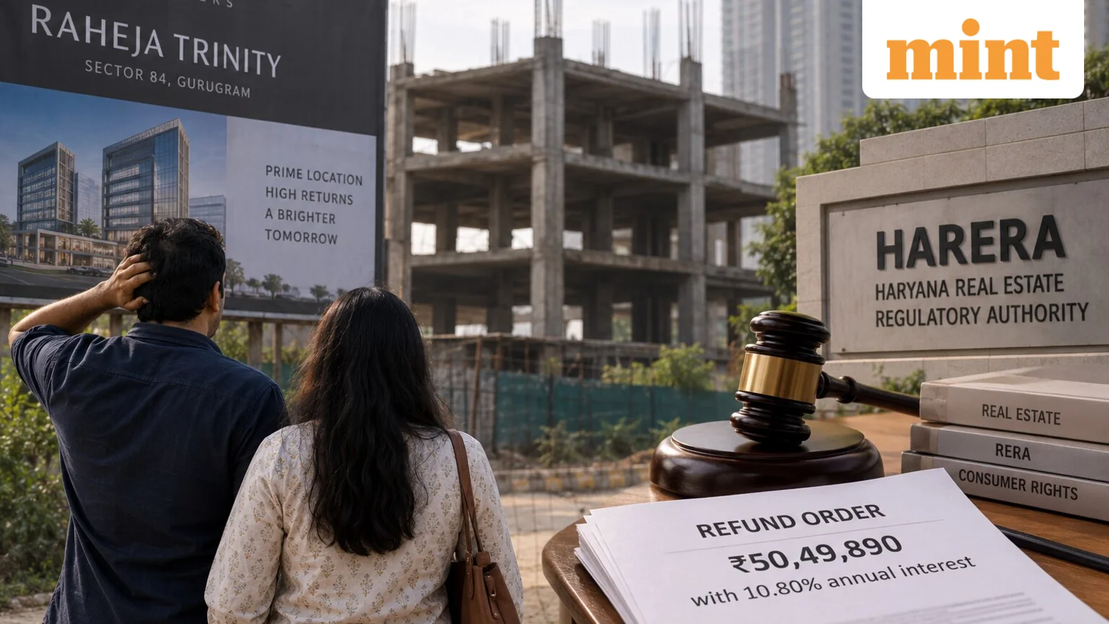 Gurugram couple invested ₹50 lakh in a shop in 2017; 9 years later, RERA orders refund— here’s why